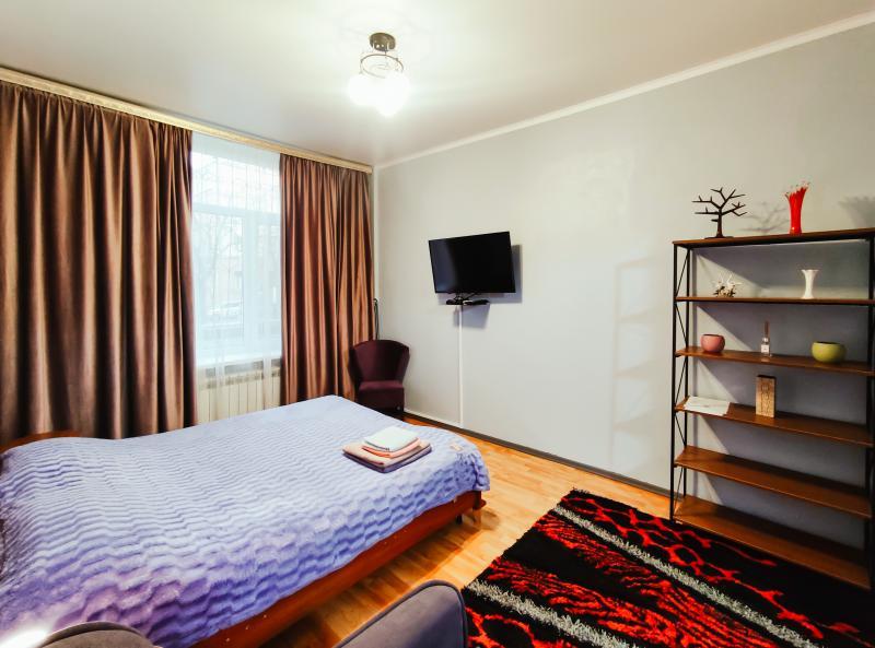 Сдам квартиру в районе (Турксибский): 1 комнатная квартира посуточно на пр. Абылай хана 121 - Кабанбай батыра - снять квартиру на Nedvizhimostpro.kz